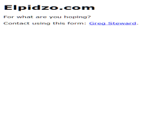 Tablet Screenshot of elpidzo.com